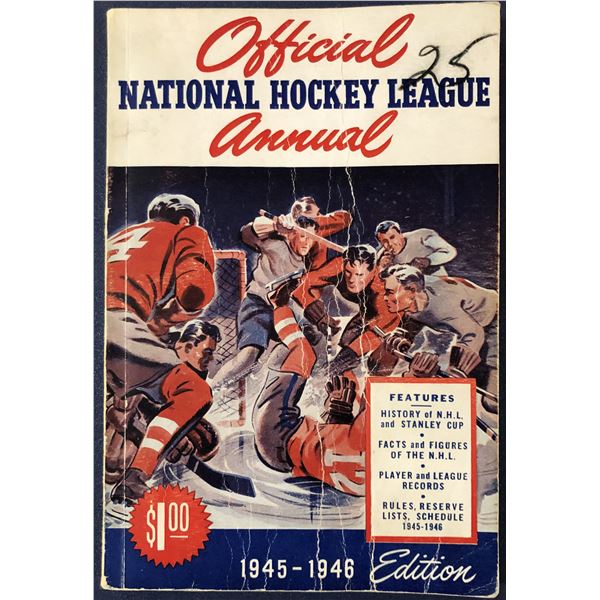 1945-46 NHL OFFICIAL ANNUAL