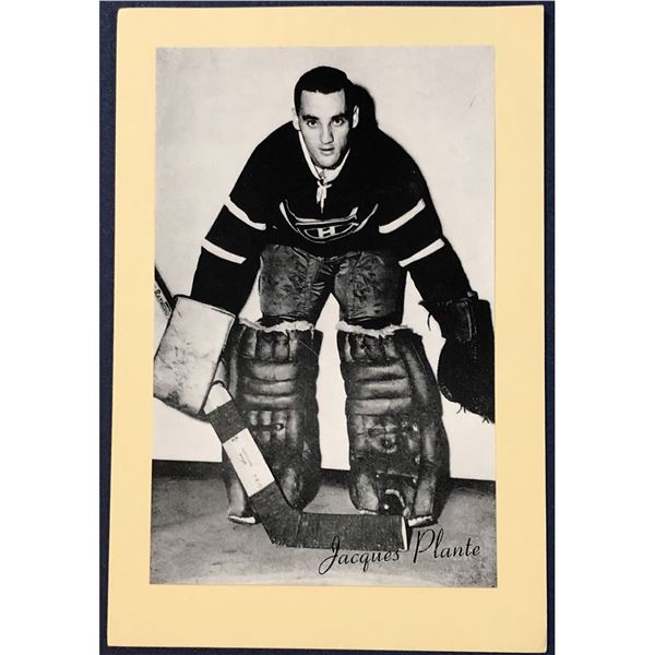 1944-63 BEEHIVE HOCKEY - JACQUES PLANTE (HOF)