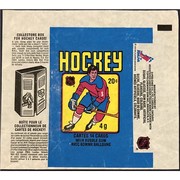 1979-80 O-PEE-CHEE NHL HOCKEY WRAPPER - GRETZKY ROOKIE YEAR