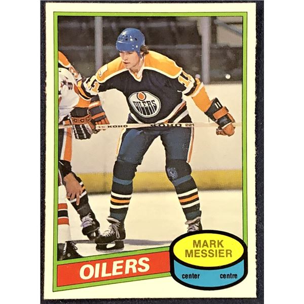 1980-81 O-PEE-CHEE HOCKEY MARK MESSIER (HOF) ROOKIE CARD
