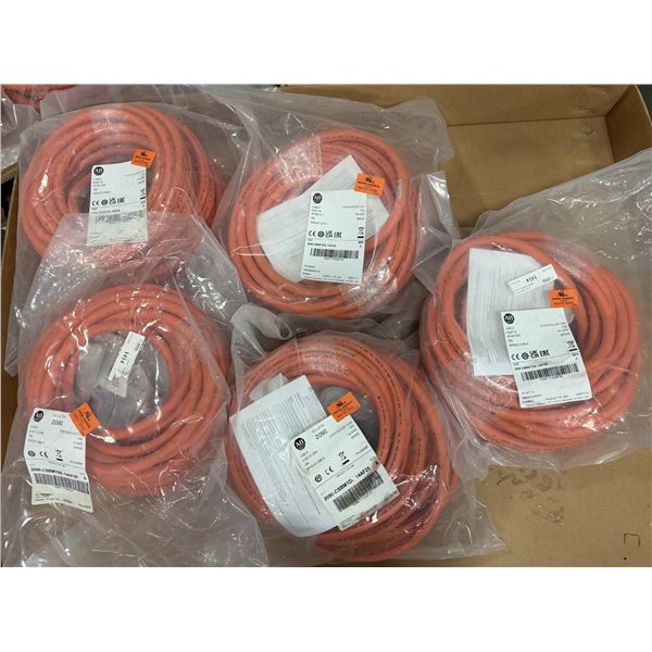 (5) Allen Bradley #2090-CSBM1DE-14AF25 Single Cable 25 Meter