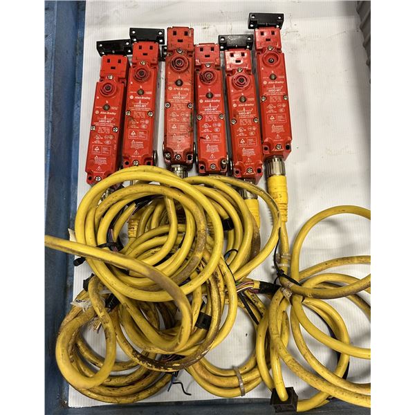 Lot of (6) Allen Bradley #440G-MT47042/A Guard Master Safety Interlock Switches