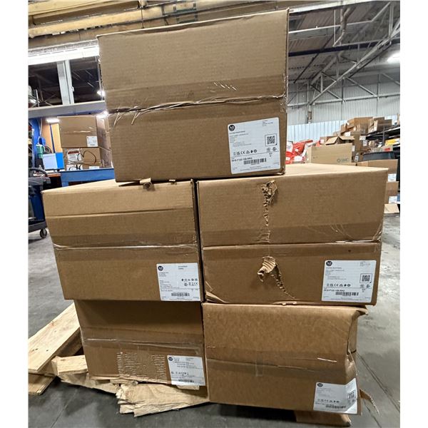 (5) Allen Bradley #281E-F12Z-10B-RRG ArmorStart Control Module Starter/Base