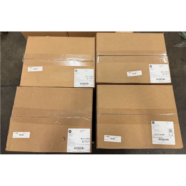 (4) Allen Bradley #281E-F12Z-10B-RRG ArmorStart Control Module Starter/Base