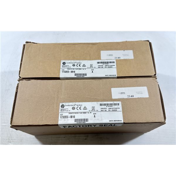 (2) Allen-Bradley #1732ES-IB16