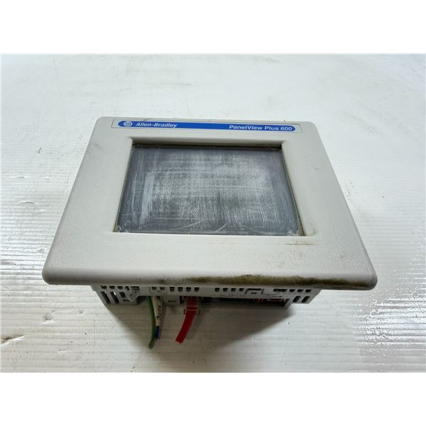 Allen-Bradley #2711P-T6M20D8 PanelView Plus 600 (Cover is loose)