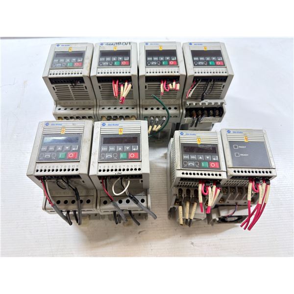 Lot of (8) Allen-Bradley Drives