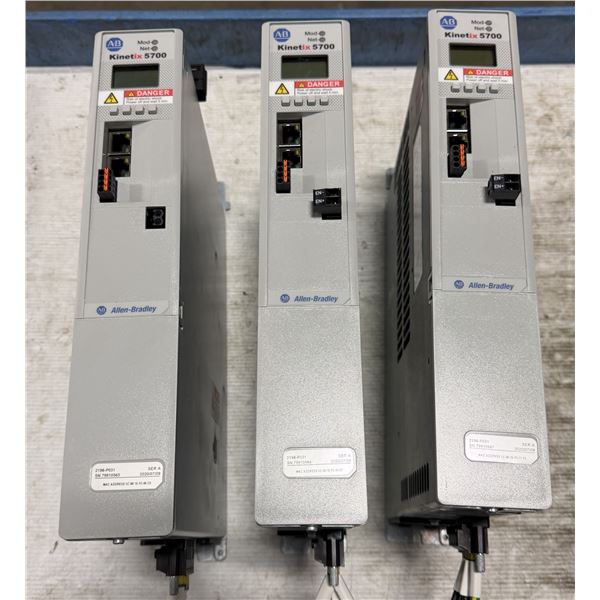 (3) Allen Bradley #2198-P031 Kinetix 5700 DC Bus Supplies