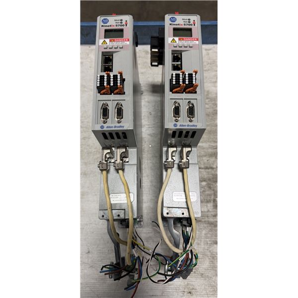 (2) Allen Bradley #2198-D006-ERS4 Kinetix 5700 Dual Axis Inverters