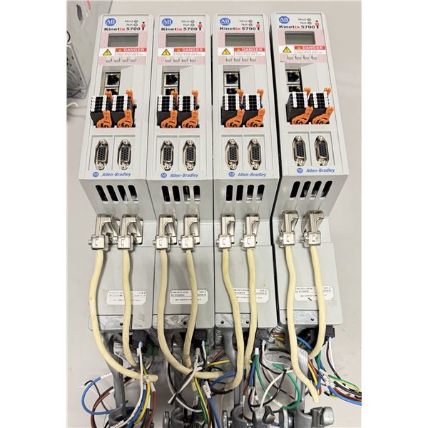 (4) Allen Bradley #2198-D012-ERS4 Kinetix 5700 Dual Axis Inverters