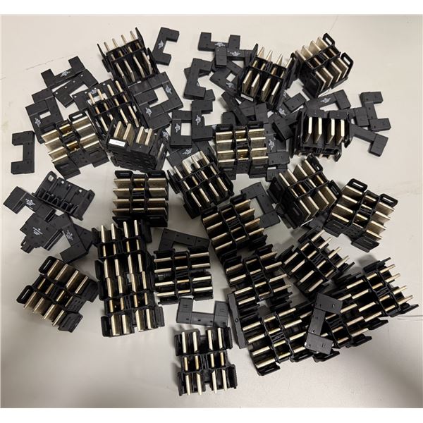 Lot of Assorted Allen Bradley Busbar Terminal Connector #140586 &2198-BARCON