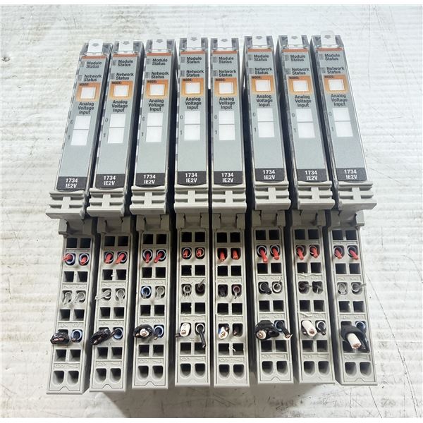Lot of (8) Allen-Bradley #1734-IE2V Modules