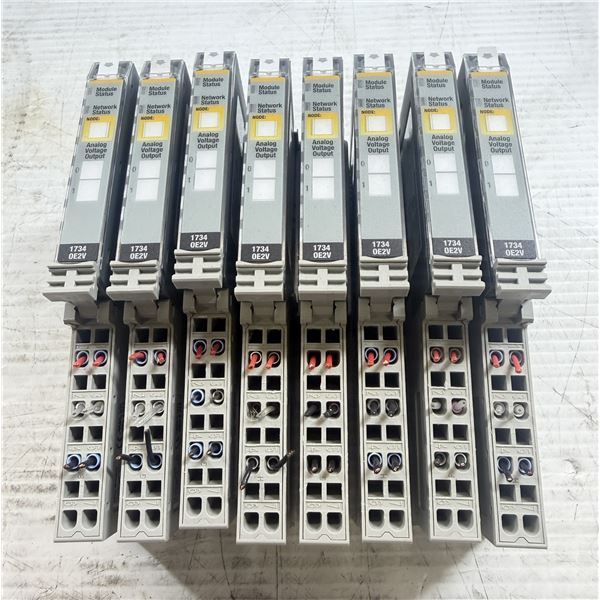 Lot of (8) Allen-Bradley #1734-OE2V Modules