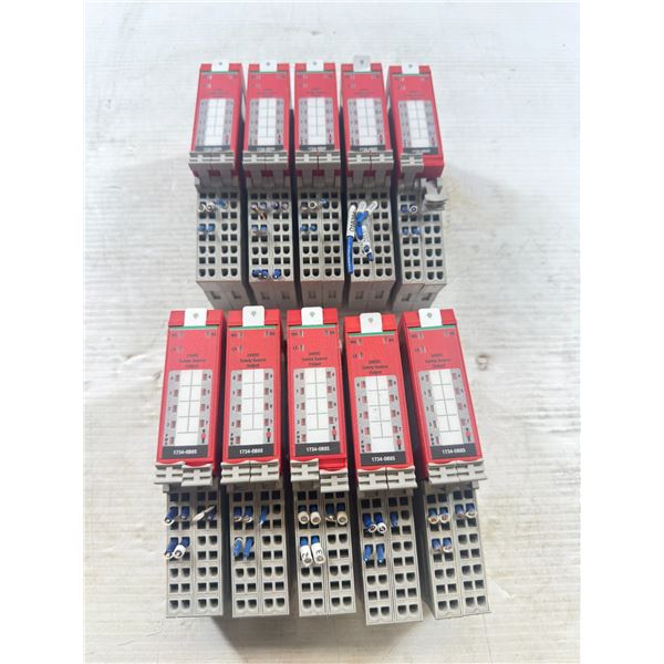 Lot of (10) Allen-Bradley #1734-OB8S Modules