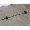 Image 4 : OLYMPIC BAR WITH 2.5LBS WEIGHTS
