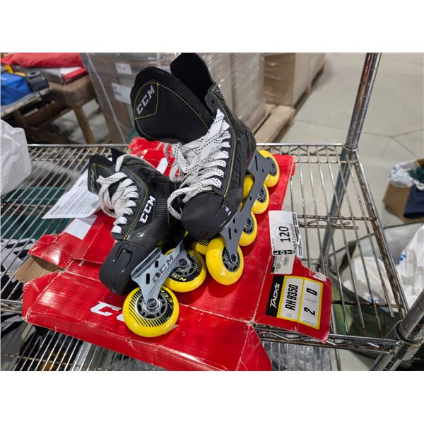 ROLLERBLADES CCM TACKS #RH9350 SIZE 2-D