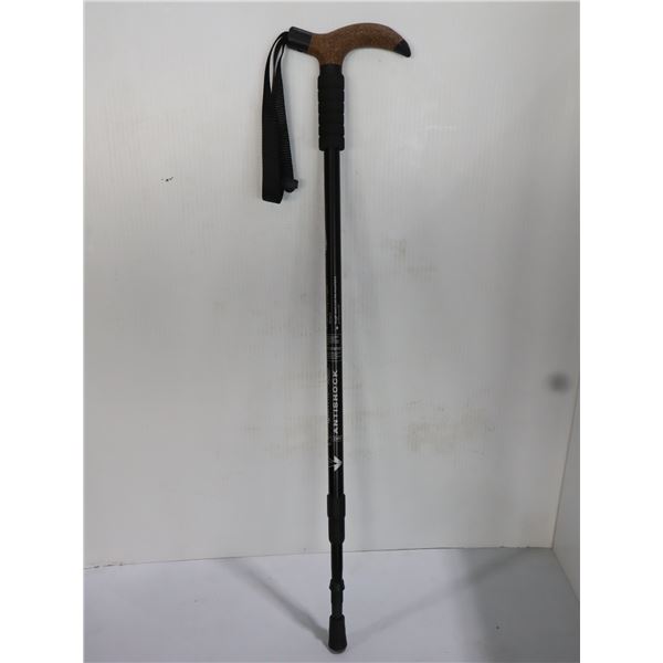 WHITE MOUNTAIN ANTISHOCK HIKING CANE (BLACK)