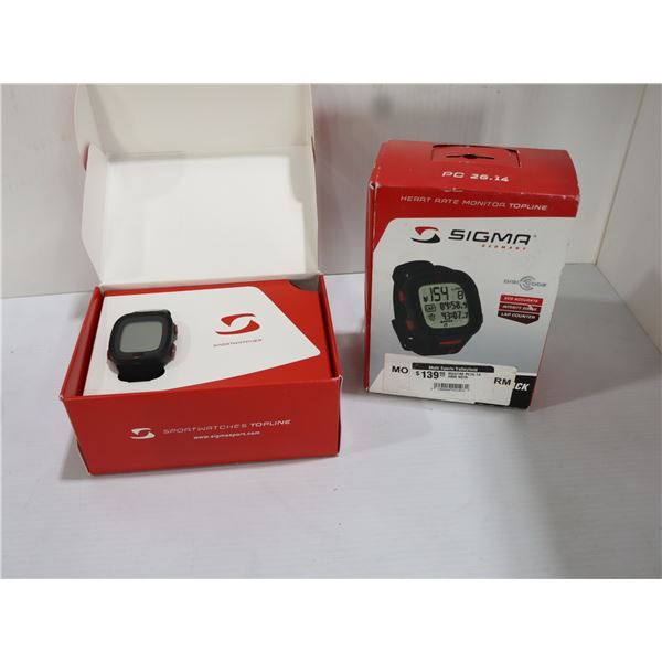 HEART-RATE MONITORING WATCH SIGMAPC26.14 (BLACK)