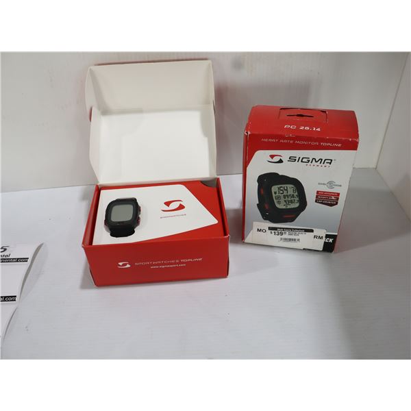 HEART-RATE MONITORING WATCH SIGMAPC26.14 (BLACK)