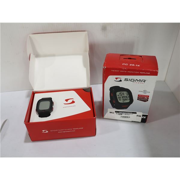 HEART-RATE MONITORING WATCH SIGMAPC26.14 (BLACK)
