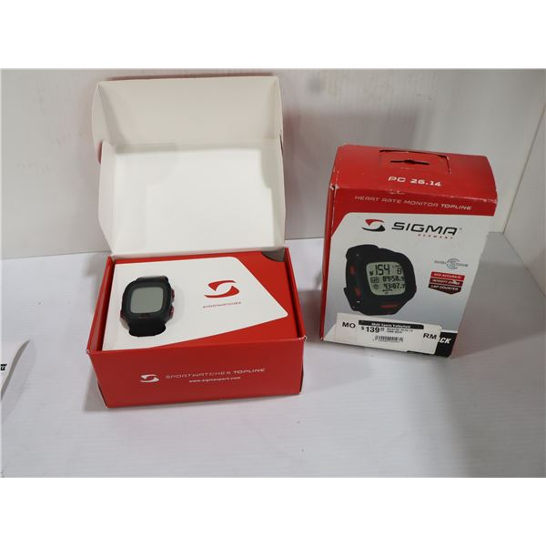HEART-RATE MONITORING WATCH SIGMAPC26.14 (BLACK)