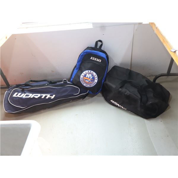LOT OF 3 ASSORTED GEAR BAGS