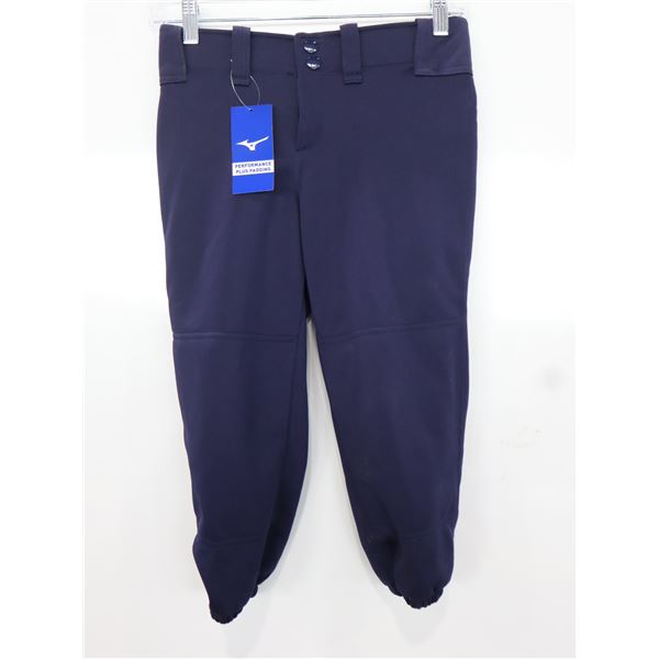 MIZUNO SOFTBALL PANTS GIRLS LARGE (NAVY)