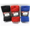 Image 1 : RAWLINGS 3-PACK TUBE SOCKS SIZE:M (ASSORTED COLOUR)
