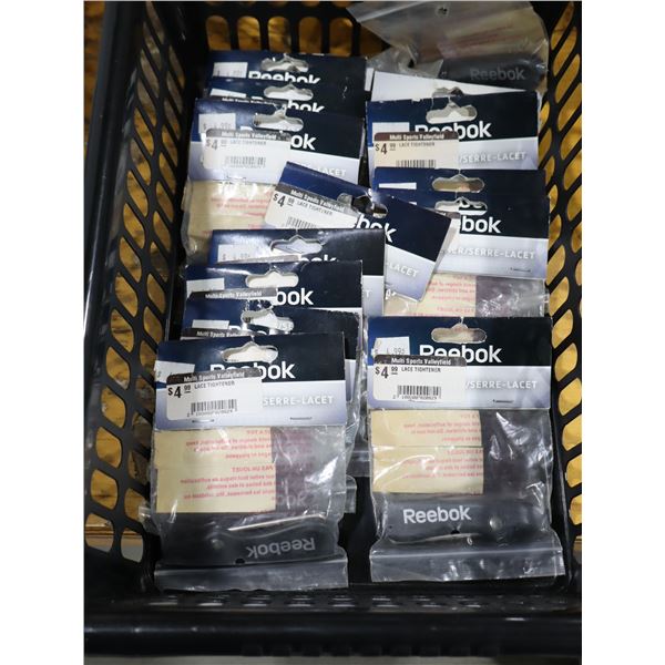 LOT OF 18 REEBOK LACE TIGHTENERS