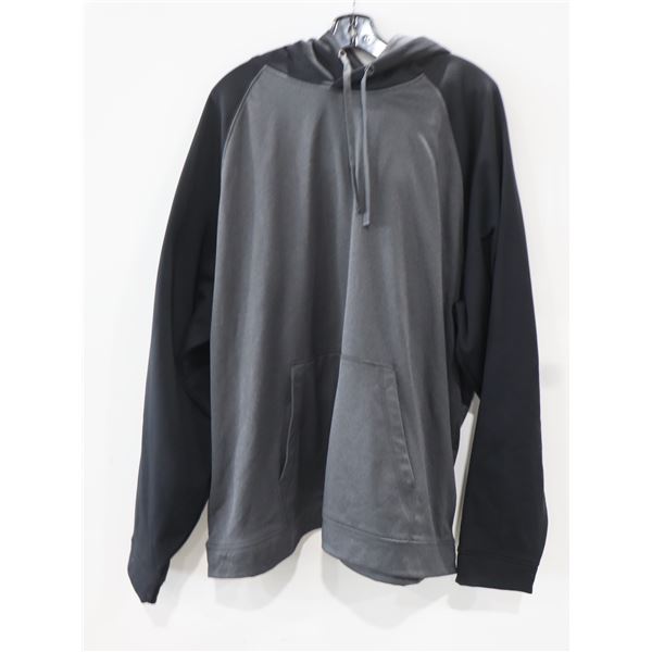 BIN OF BLACK/GRAY ATC HOODIES (ASSORTED SIZES)