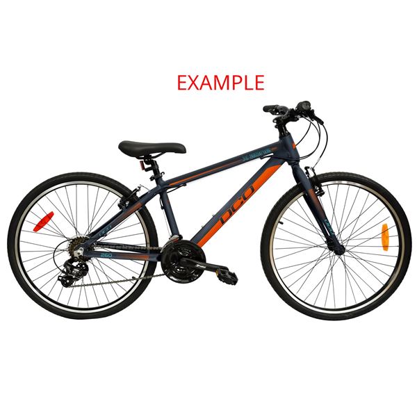 DCO XZONE 260 #67-624-16 HYBRID BIKE 16" FRAME (CHARCOAL/ORANGE)
