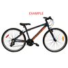 Image 1 : DCO XZONE 260 #67-624-16 HYBRID BIKE 16" FRAME (CHARCOAL/ORANGE)