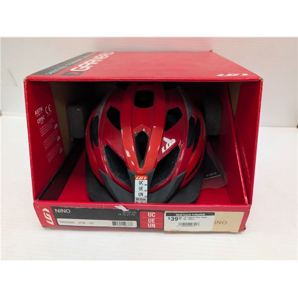 GARNEAU NINO BIKE HELMET SIZE:50-55cm,  MADE: 11/2017