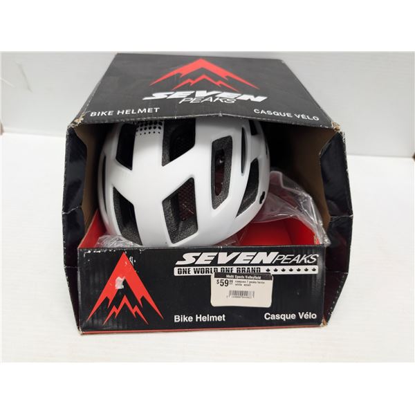 SEVEN PEAKS HEROES BIKE HELMET SIZE:SM,  MADE: 10/2021