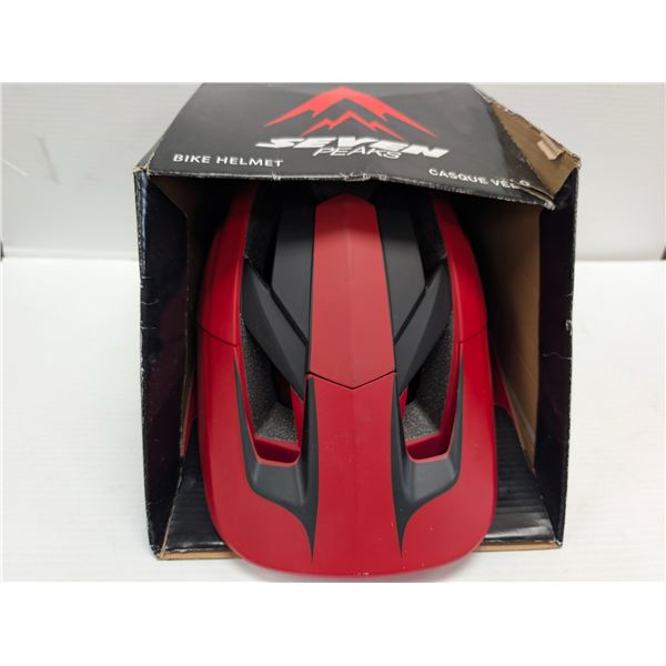 SEVEN PEAKS SPIRIT BIKE HELMET SIZE:SM,  MADE: 10/2022