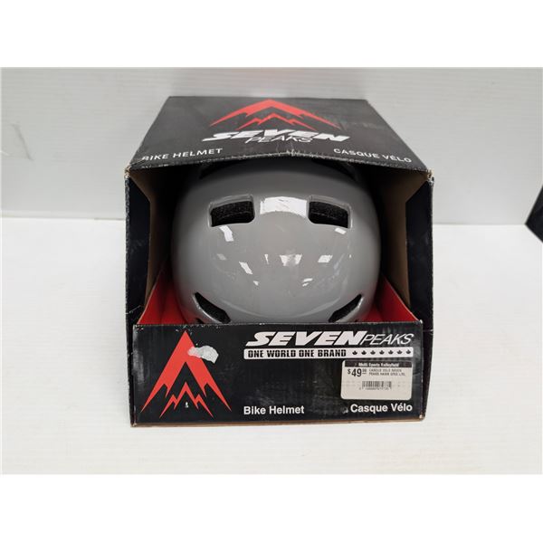SEVEN PEAKS HAWK BIKE HELMET SIZE:L/XL,  MADE: 10/2021