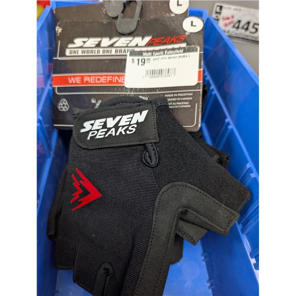 SEVEN PEAKS BIKE GLOVES SIZE: LRG