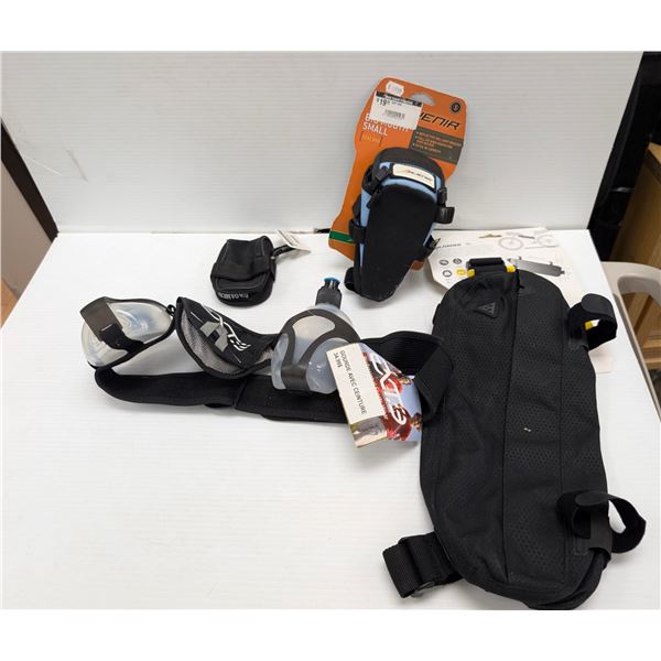LOT OF 4 ASSORTED BIKE POUCHES