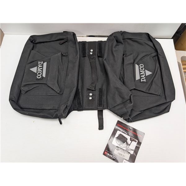 DAMCO REAR DOUBLE BAG 14 LITERS