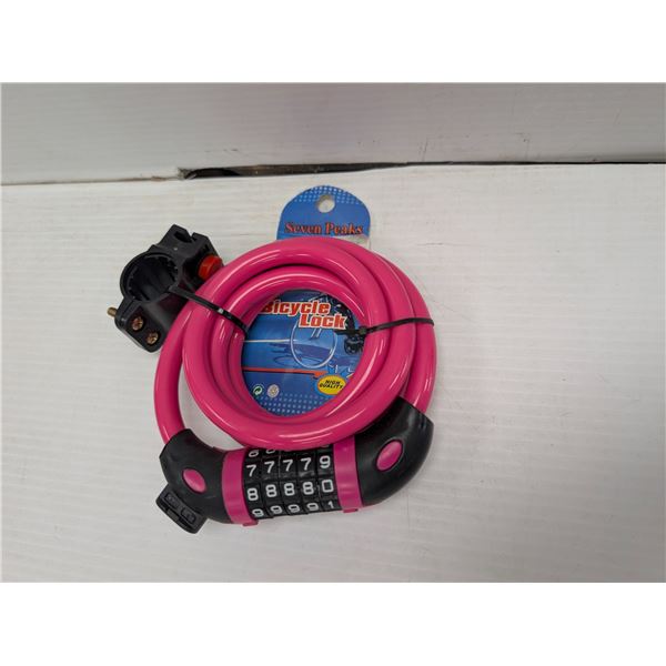 SEVEN PEAKS BICYCLE COMBINATION LOCK