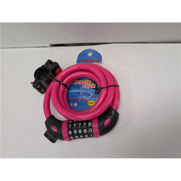 SEVEN PEAKS BICYCLE COMBINATION LOCK
