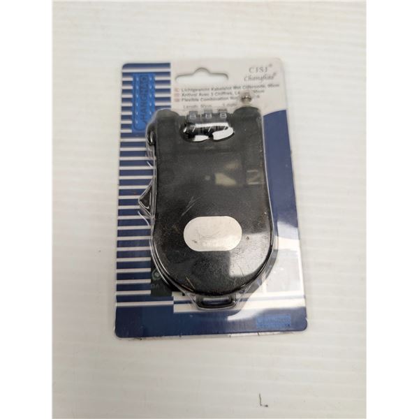 CHANGHAO CABLE COMBINATION LOCK 90cm -BLACK