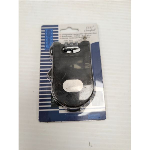 CHANGHAO CABLE COMBINATION LOCK 90cm -BLACK