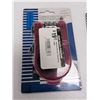 Image 2 : CHANGHAO CABLE COMBINATION LOCK 90cm -BLACK/PINK