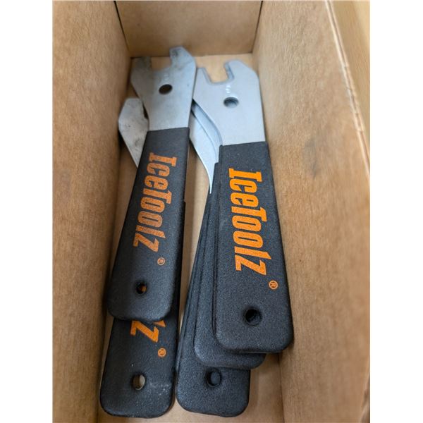 LOT OF 7 ASSORTED ICE TOOLZ CONE WRENCHES