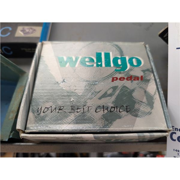 WELLGO 1/2" SILVER PEDALS #LU-A15