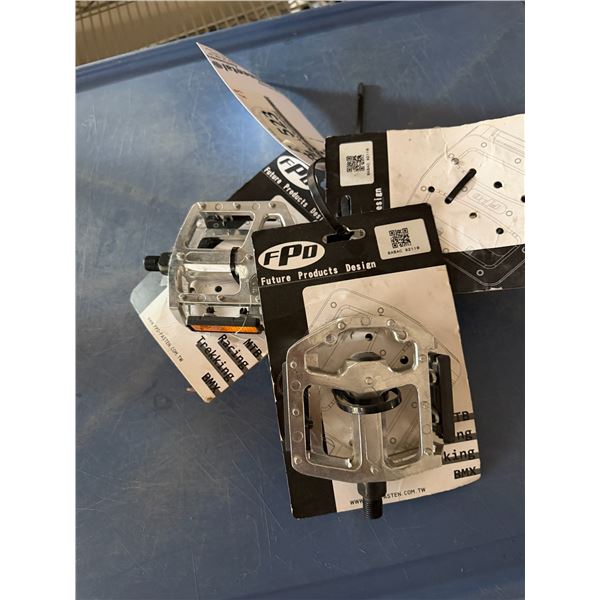 FPD 1/2" SILVER ALLOY PEDALS #92110