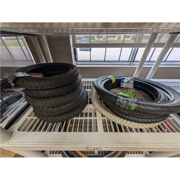 LOT OF 10 ASSORTED TIRES