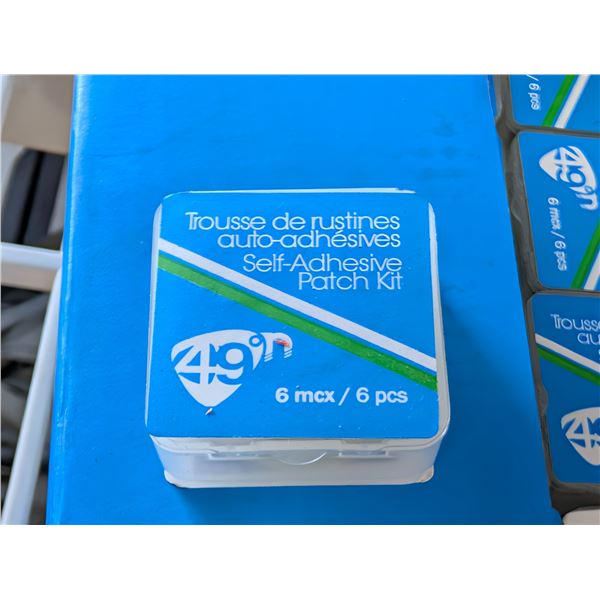 LOT OF 77pkgs  OF 49° SELF-ADHESIVE PATCH KITS