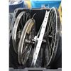 Image 1 : LOT OF 4 ASSORTED BIKE WHEELS